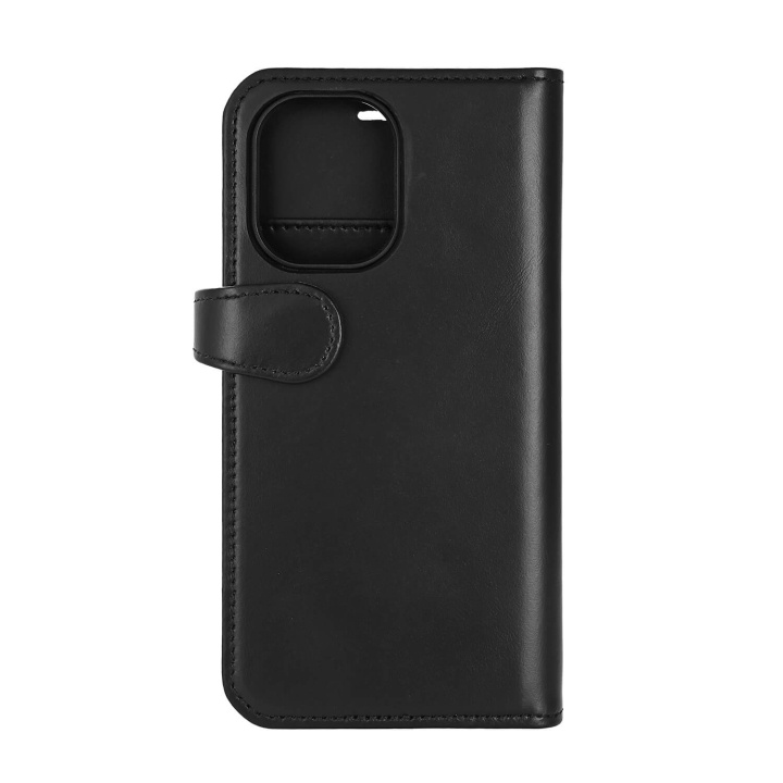 Buffalo 2in1 Leather 3 card MagSeries iPhone 16 Black ryhmässä ÄLYPUHELIMET JA TABLETIT / Puhelimen suojakotelo / Apple / iPhone 16 @ TP E-commerce Nordic AB (C79372)