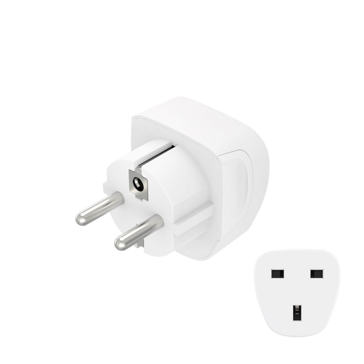 Hama Traveladapter Type G UK-EU ryhmässä KOTI, TALOUS JA PUUTARHA / Sähkö & Valaistus / Matkasovittimet @ TP E-commerce Nordic AB (C79449)