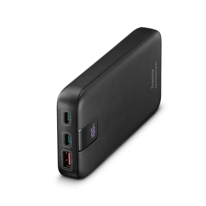 Hama Powerbank PD 20000mAh 2xUSB-C+1xUSB-A Anthracite ryhmässä ÄLYPUHELIMET JA TABLETIT / Laturit & Kaapelit / Powerbanks @ TP E-commerce Nordic AB (C79492)