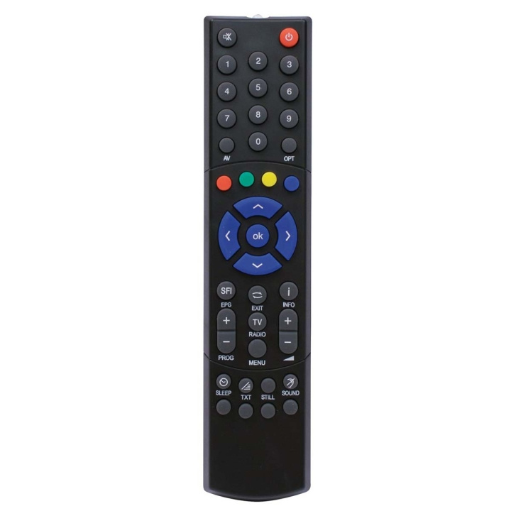 TELESTAR Remote Control TTS35AI alternative to TS35 Black ryhmässä KODINELEKTRONIIKKA / Ääni & Kuva / TV & Tarvikkeet / Kaukosäätimet @ TP E-commerce Nordic AB (C79508)