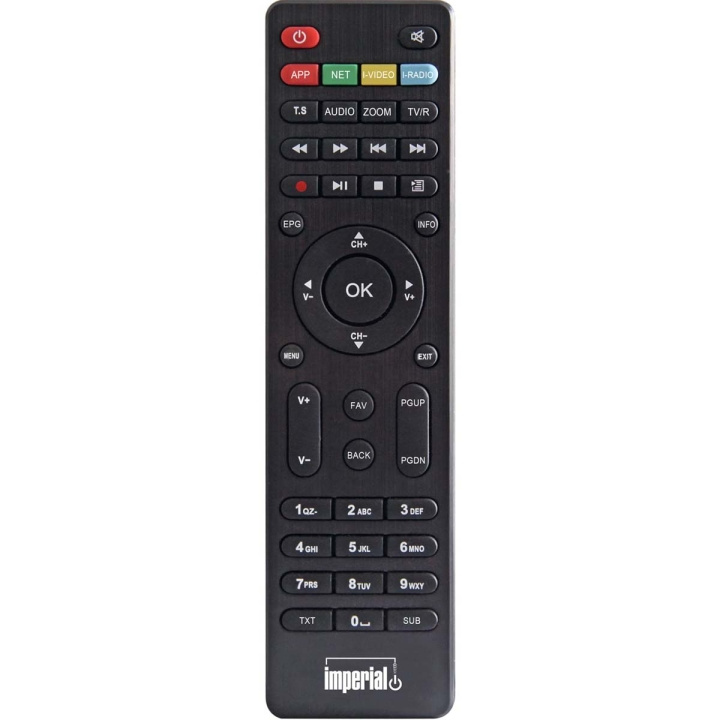 imperial Remote Control HD6i, HD6i Twin, HD6i kompakt ryhmässä KODINELEKTRONIIKKA / Ääni & Kuva / TV & Tarvikkeet / Kaukosäätimet @ TP E-commerce Nordic AB (C79519)