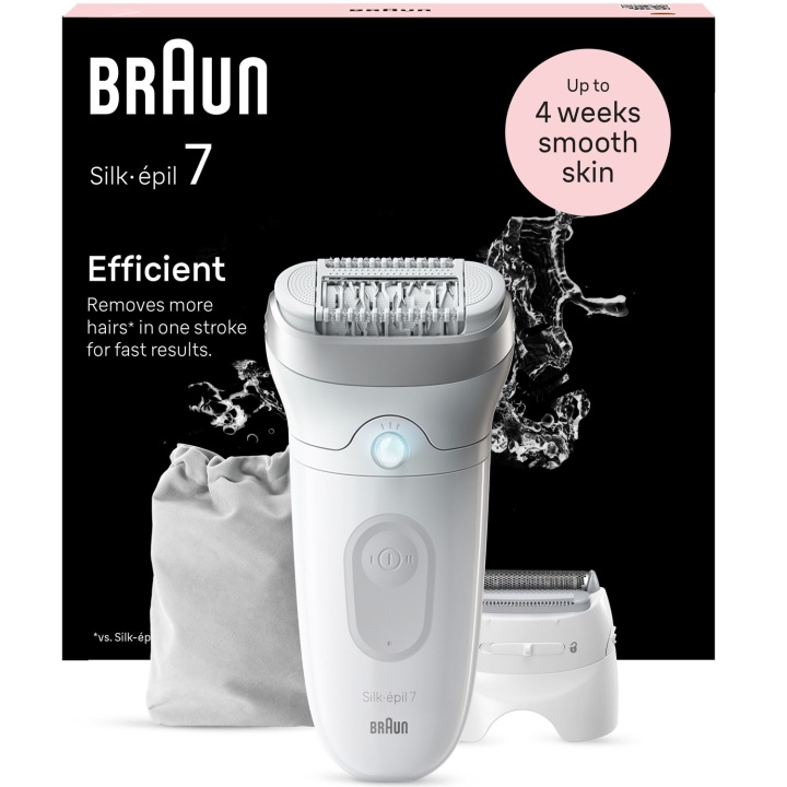 Braun Epilator Silk-épil 7 SE7-041 ryhmässä KAUNEUS JA TERVEYS / Hiukset &Stailaus / Karvanpoisto / Epilaattorit @ TP E-commerce Nordic AB (C79530)