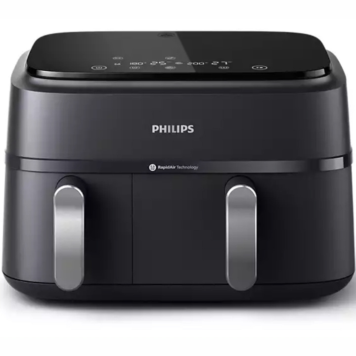 Philips Airfryer 3000 Series Dual Basket, 9L, NA351/00 ryhmässä KOTI, TALOUS JA PUUTARHA / Kodinkoneet / Airfryers ja rasvakeittimet @ TP E-commerce Nordic AB (C79534)