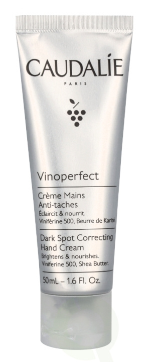 Caudalie Vinoperfect Dark Spot Correcting Hand Cream 50 ml ryhmässä KAUNEUS JA TERVEYS / Manikyyri/Pedikyyri / Käsirasva @ TP E-commerce Nordic AB (C79544)