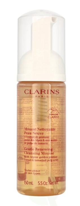 Clarins Gentle Renewing Cleansing Mousse w/Pump 150 ml ryhmässä KAUNEUS JA TERVEYS / Ihonhoito / Kasvot / Puhdistus @ TP E-commerce Nordic AB (C79557)