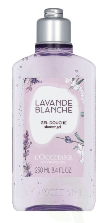 L\'Occitane White Lavender Shower Gel 250 ml ryhmässä KAUNEUS JA TERVEYS / Ihonhoito / Kehon hoito / Kylpy- ja suihkugeelit @ TP E-commerce Nordic AB (C79627)