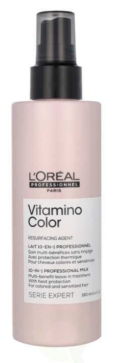 L\'Oreal Serie Expert Vitamino Color 10-In-1 Prof. Milk 190 ml For Colored And Sensitized Hair ryhmässä KAUNEUS JA TERVEYS / Hiukset &Stailaus / Hiustenhoito / Kiilto @ TP E-commerce Nordic AB (C79699)