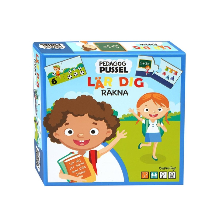 Barbo Toys Barbo Classic Pedagog Pussel Lär Dig Räkna (SE) ryhmässä LELUT, TUOTTEET LAPSILLE JA VAUVOILLE / Leikkikalut, Askartelu &Pelit / Piirrä ja laske @ TP E-commerce Nordic AB (C79753)