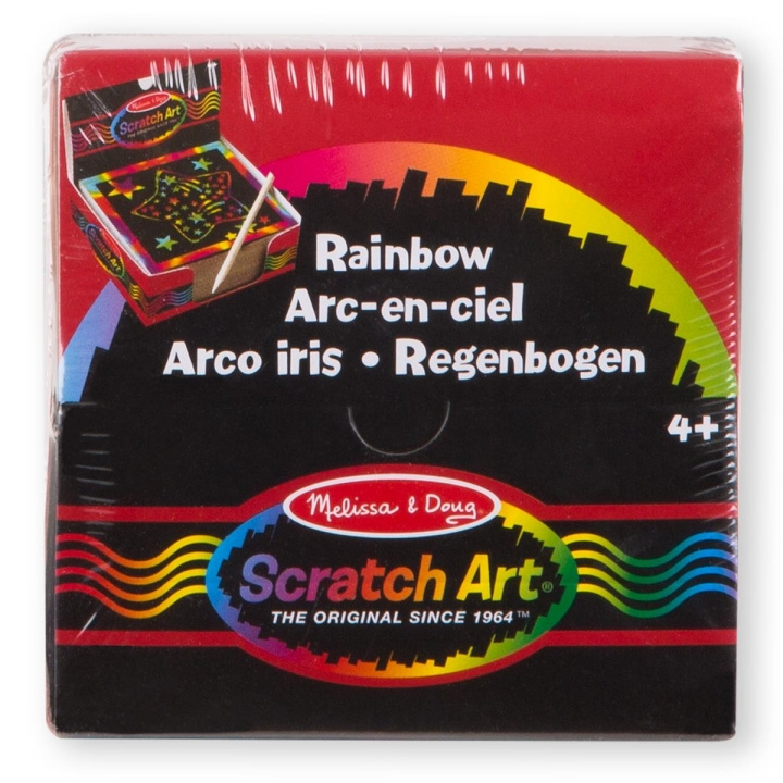 Melissa & Doug Scratch Art Mini Notes Rainbow ryhmässä LELUT, TUOTTEET LAPSILLE JA VAUVOILLE / Leikkikalut, Askartelu &Pelit / Piirrä ja laske @ TP E-commerce Nordic AB (C79778)