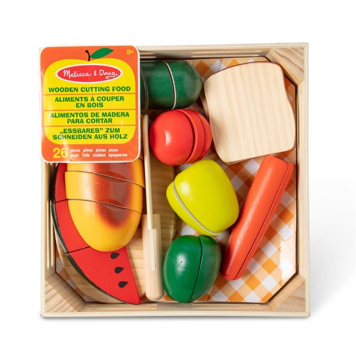 Melissa & Doug Ruokaleikki Puinen leikkuu ruoka ryhmässä LELUT, TUOTTEET LAPSILLE JA VAUVOILLE / Leikkikalut, Askartelu &Pelit / Pieni koti @ TP E-commerce Nordic AB (C79804)