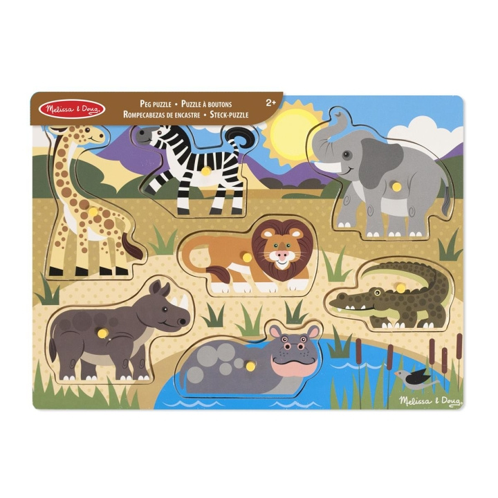 Melissa & Doug Puinen palapeli Safari ryhmässä LELUT, TUOTTEET LAPSILLE JA VAUVOILLE / Leikkikalut, Askartelu &Pelit / Palapelit @ TP E-commerce Nordic AB (C79811)