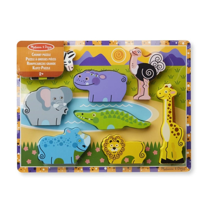 Melissa & Doug Puinen palapeli Safari ryhmässä LELUT, TUOTTEET LAPSILLE JA VAUVOILLE / Leikkikalut, Askartelu &Pelit / Palapelit @ TP E-commerce Nordic AB (C79815)