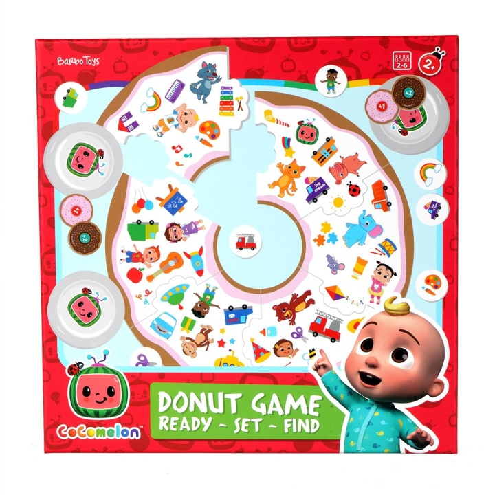 Barbo Toys CoComelon Donut Game - Valmiina, Valmiina, Löytäminen ryhmässä LELUT, TUOTTEET LAPSILLE JA VAUVOILLE / Leikkikalut, Askartelu &Pelit / Seurapelit / Lasten pelit @ TP E-commerce Nordic AB (C79824)