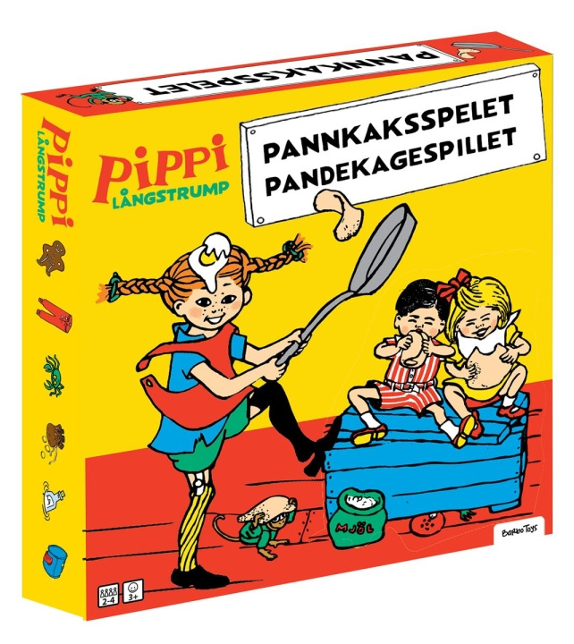 Barbo Toys Pippi pannukakku peli ryhmässä LELUT, TUOTTEET LAPSILLE JA VAUVOILLE / Leikkikalut, Askartelu &Pelit / Seurapelit / Lasten pelit @ TP E-commerce Nordic AB (C79834)