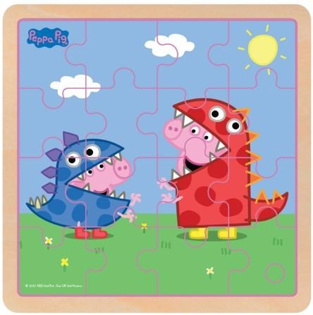 Barbo Toys Peppa Pig puinen palapeli Dino DressUp ryhmässä LELUT, TUOTTEET LAPSILLE JA VAUVOILLE / Leikkikalut, Askartelu &Pelit / Palapelit @ TP E-commerce Nordic AB (C79838)