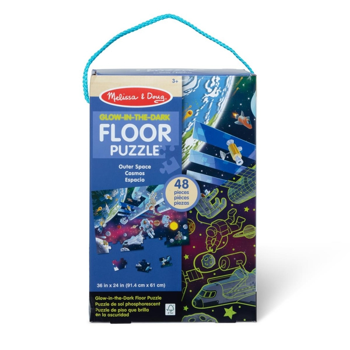 Melissa & Doug Lattiapalapeli Outer Space hehkuu pimeässä ryhmässä LELUT, TUOTTEET LAPSILLE JA VAUVOILLE / Leikkikalut, Askartelu &Pelit / Palapelit @ TP E-commerce Nordic AB (C79857)