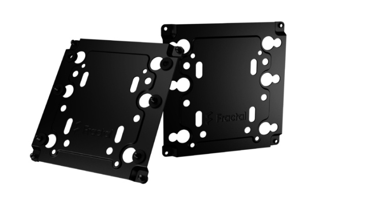 Fractal Design Universal Multibracket tyyppi A musta Dualpack ryhmässä TIETOKOONET & TARVIKKEET / Tietokonetarvikkeet / Muut @ TP E-commerce Nordic AB (C79886)