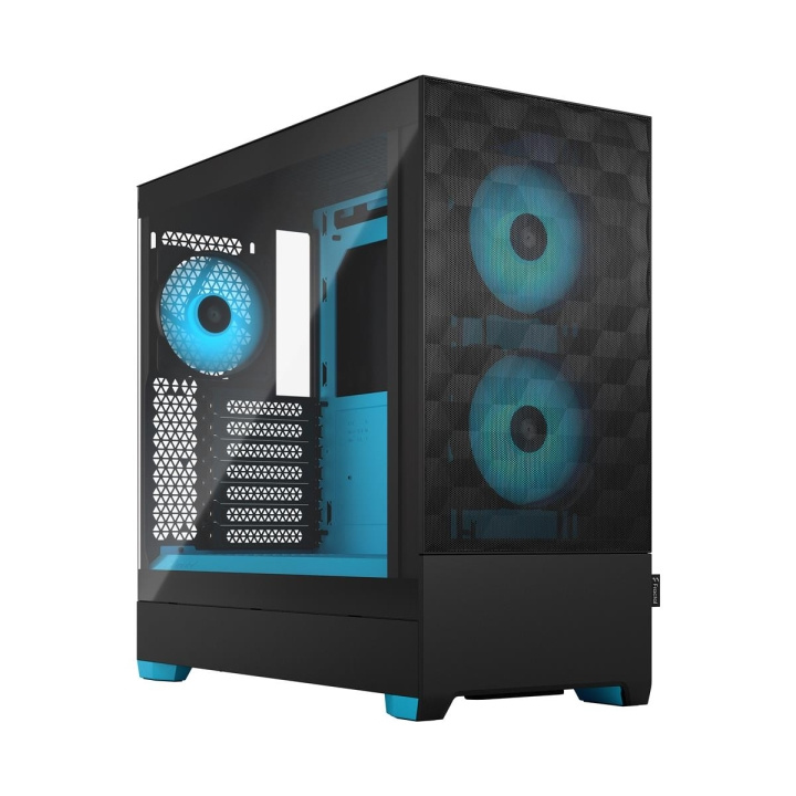 Fractal Design Pop Air RGB Cyan Core TG Kirkas sävy ryhmässä TIETOKOONET & TARVIKKEET / Tietokoneen komponentit / Asennuspohja @ TP E-commerce Nordic AB (C79926)