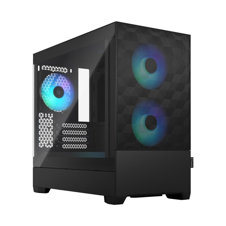 Fractal Design Pop Mini Air RGB Musta TG Kirkas sävy ryhmässä TIETOKOONET & TARVIKKEET / Tietokoneen komponentit / Asennuspohja @ TP E-commerce Nordic AB (C79935)