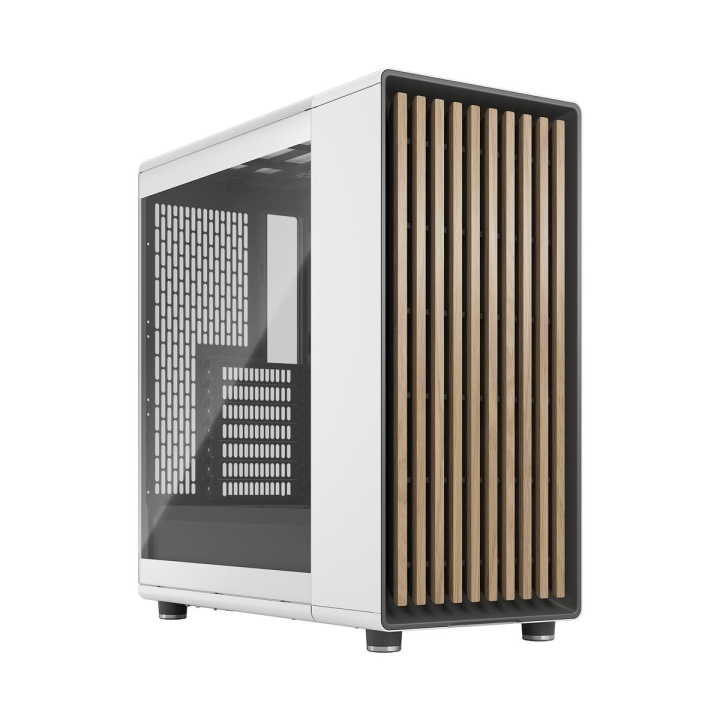 Fractal Design North Chalk White TG Kirkas sävy ryhmässä TIETOKOONET & TARVIKKEET / Tietokoneen komponentit / Asennuspohja @ TP E-commerce Nordic AB (C79948)