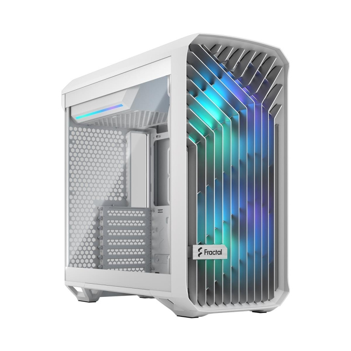 Fractal Design Torrent Compact RGB valkoinen TG kirkas sävy ryhmässä TIETOKOONET & TARVIKKEET / Tietokoneen komponentit / Asennuspohja @ TP E-commerce Nordic AB (C79953)