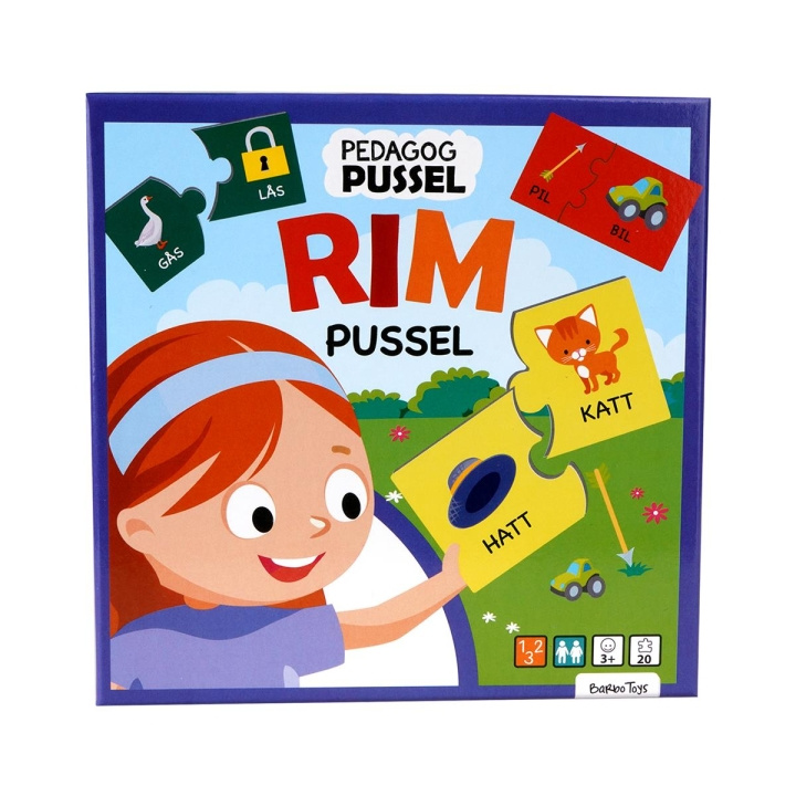 Barbo Toys Barbo Classic Pedagog Spel Rim Pussel (SE) ryhmässä LELUT, TUOTTEET LAPSILLE JA VAUVOILLE / Leikkikalut, Askartelu &Pelit / Piirrä ja laske @ TP E-commerce Nordic AB (C79961)