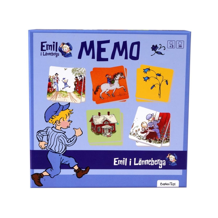 Barbo Toys Emil Memo ryhmässä LELUT, TUOTTEET LAPSILLE JA VAUVOILLE / Leikkikalut, Askartelu &Pelit / Seurapelit / Lasten pelit @ TP E-commerce Nordic AB (C79962)