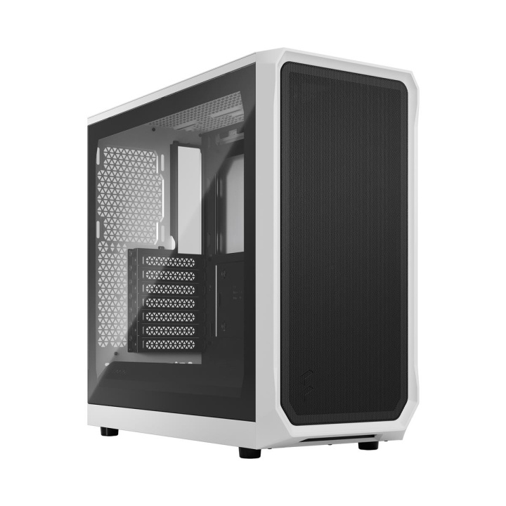 Fractal Design Focus 2 Valkoinen TG Kirkas sävy ryhmässä TIETOKOONET & TARVIKKEET / Tietokoneen komponentit / Asennuspohja @ TP E-commerce Nordic AB (C79983)