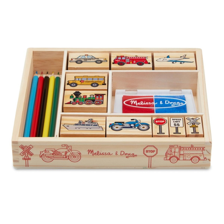 Melissa & Doug Puinen leimasinsarja Ajoneuvot ryhmässä LELUT, TUOTTEET LAPSILLE JA VAUVOILLE / Leikkikalut, Askartelu &Pelit / Käsityöt @ TP E-commerce Nordic AB (C79989)