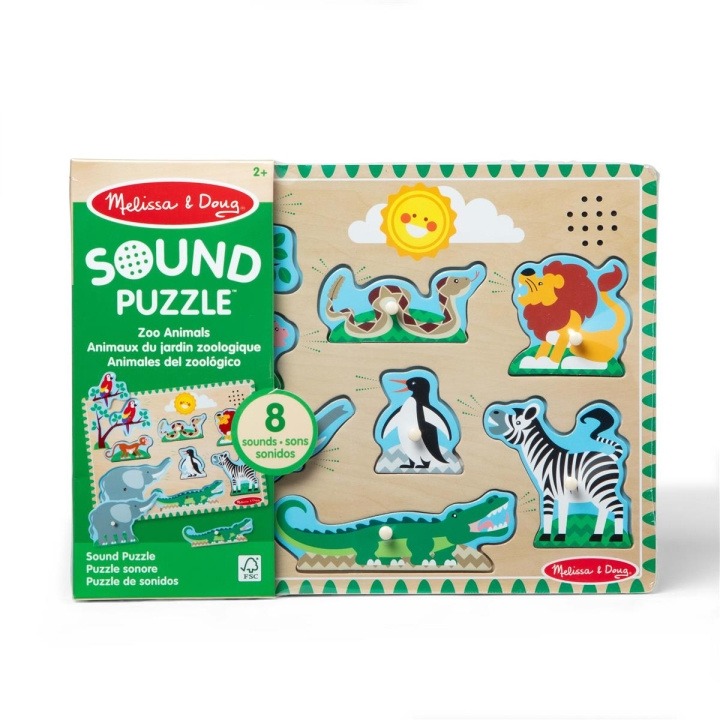 Melissa & Doug Ääni palapeli eläintarhan eläimet ryhmässä LELUT, TUOTTEET LAPSILLE JA VAUVOILLE / Leikkikalut, Askartelu &Pelit / Palapelit @ TP E-commerce Nordic AB (C80000)