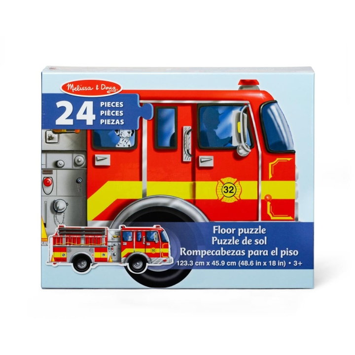 Melissa & Doug 24 kpl lattiapalapeli Giant Fire Engine ryhmässä LELUT, TUOTTEET LAPSILLE JA VAUVOILLE / Leikkikalut, Askartelu &Pelit / Palapelit @ TP E-commerce Nordic AB (C80002)