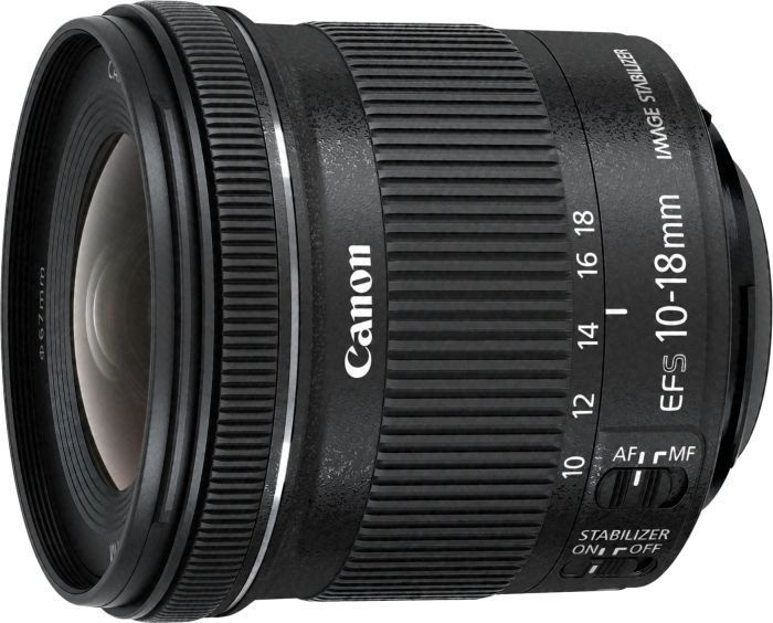 Canon EF-S 10-18 mm f/4.5-5.6 IS STM KIT ryhmässä KODINELEKTRONIIKKA / Valokuvat & Videot / Valokuvauslaitteet / Kameran linssit ja tarvikkeet @ TP E-commerce Nordic AB (C80082)