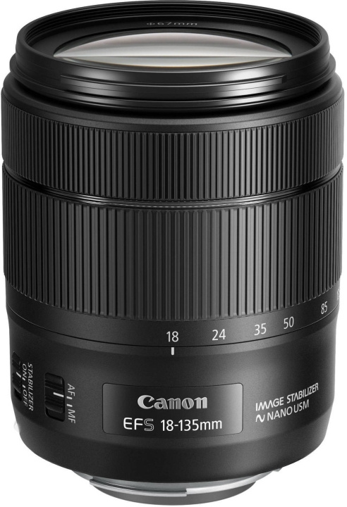 Canon EF-S 18-135 mm F/3.5-5.6 IS Nano USM ryhmässä KODINELEKTRONIIKKA / Valokuvat & Videot / Valokuvauslaitteet / Kameran linssit ja tarvikkeet @ TP E-commerce Nordic AB (C80170)