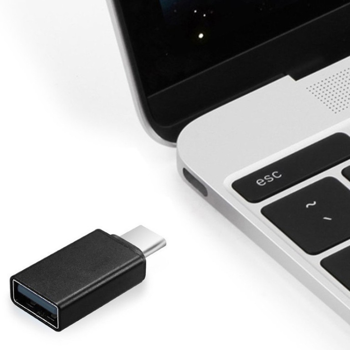 Cablexpert USB-C - A -adapteri ryhmässä TIETOKOONET & TARVIKKEET / Kaapelit & Sovittimet / USB / USB-C @ TP E-commerce Nordic AB (C80181)