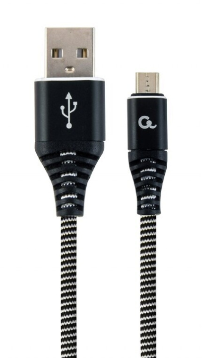 Cablexpert MicroUSB - USB kaapeli, 1 m, musta ryhmässä TIETOKOONET & TARVIKKEET / Kaapelit & Sovittimet / USB / Micro-USB @ TP E-commerce Nordic AB (C80216)