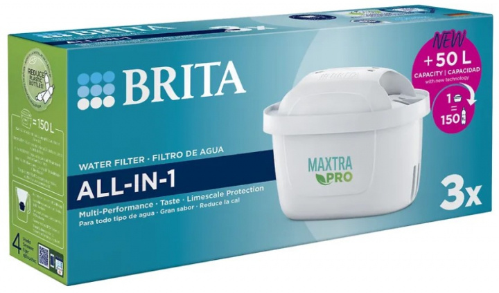 BRITA Maxtra Pro -suodatin, 3 kpl ryhmässä KOTI, TALOUS JA PUUTARHA / Keittiövälineet / Muut keittivälineet @ TP E-commerce Nordic AB (C80441)