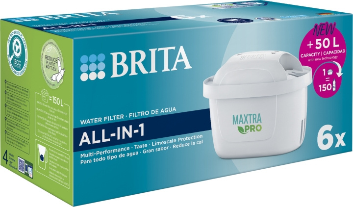 BRITA Maxtra Pro -suodatin, 6 kpl ryhmässä KOTI, TALOUS JA PUUTARHA / Keittiövälineet / Muut keittivälineet @ TP E-commerce Nordic AB (C80442)