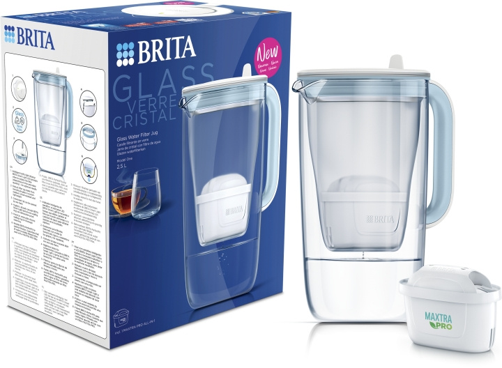 BRITA Glass Jug -vedensuodatuskannu, lasia, 1,5L ryhmässä KOTI, TALOUS JA PUUTARHA / Keittiövälineet / Muut keittivälineet @ TP E-commerce Nordic AB (C80444)