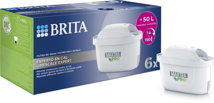 BRITA Maxtra Pro Limescale -kalkinpoistosuodatin, 6 kpl ryhmässä KOTI, TALOUS JA PUUTARHA / Kodinkoneet / Kahvikoneet ja tarvikkeet / Kapselit, suodatinpussit & Tarvikkeet @ TP E-commerce Nordic AB (C80446)