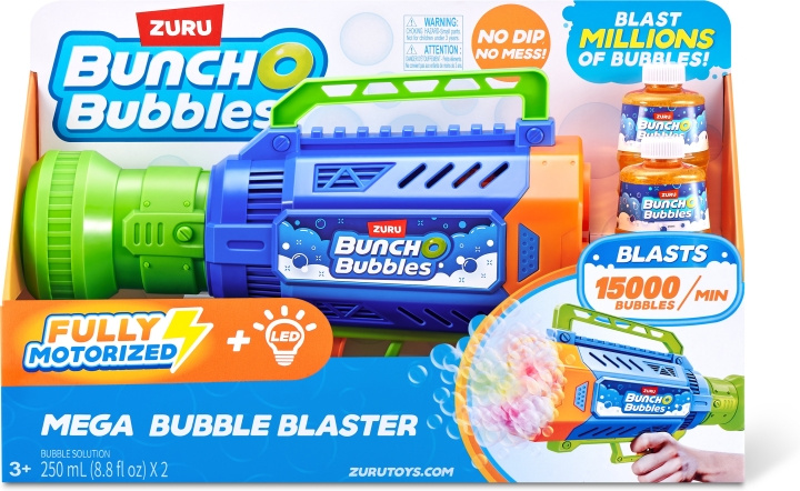 BUNCH O BUBBLES Mega Bubble Blaster - iso moottoroitu kuplapyssy ryhmässä LELUT, TUOTTEET LAPSILLE JA VAUVOILLE / Ulkoleut / Kylpylelut @ TP E-commerce Nordic AB (C80478)