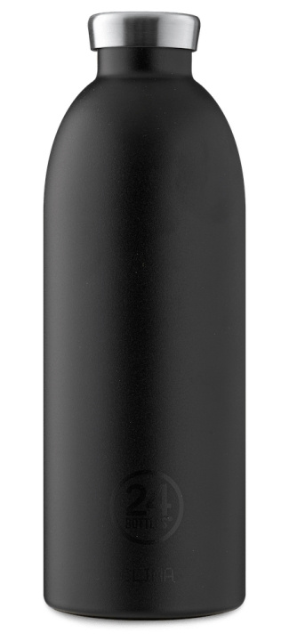 24Bottles - Clima-pullo 0,85 L - Kivipintainen - Tuxedo Black (24B452) ryhmässä URHEILU, VAPAA-AIKA JA HARRASTUS / Ulkoilu / Termos- ja vesipullot @ TP E-commerce Nordic AB (C80559)