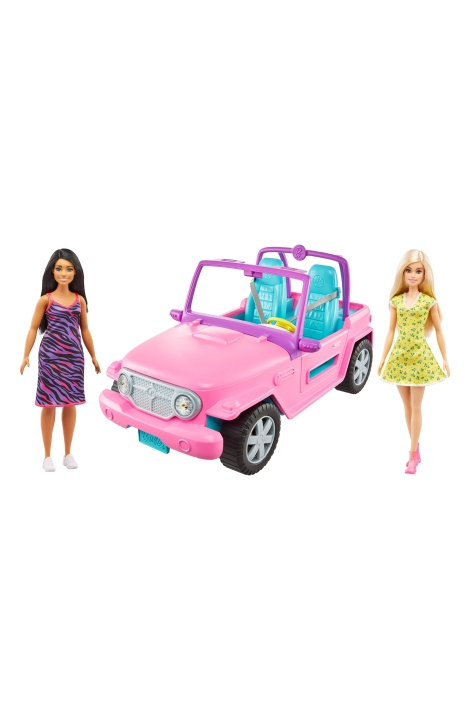 Barbie Ajoneuvo ja 2 nukkea (GVK02) ryhmässä LELUT, TUOTTEET LAPSILLE JA VAUVOILLE / Leikkikalut, Askartelu &Pelit / Nuket & Tarvikkeet @ TP E-commerce Nordic AB (C80566)