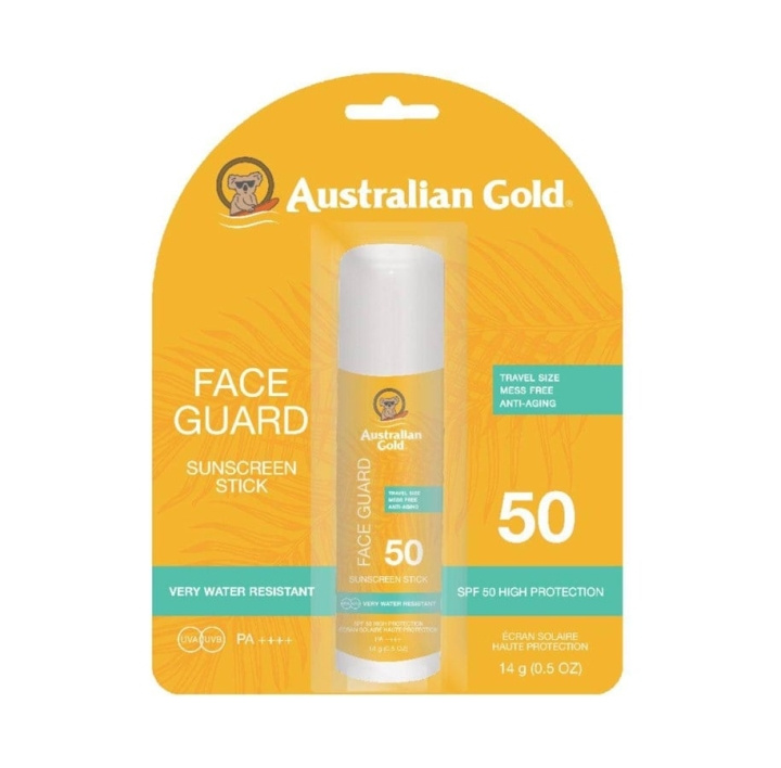 Australian Gold Face Guard Aurinkosuojatikku SPF 50 ryhmässä KAUNEUS JA TERVEYS / Ihonhoito / Rusketus / Aurinkosuoja @ TP E-commerce Nordic AB (C80583)