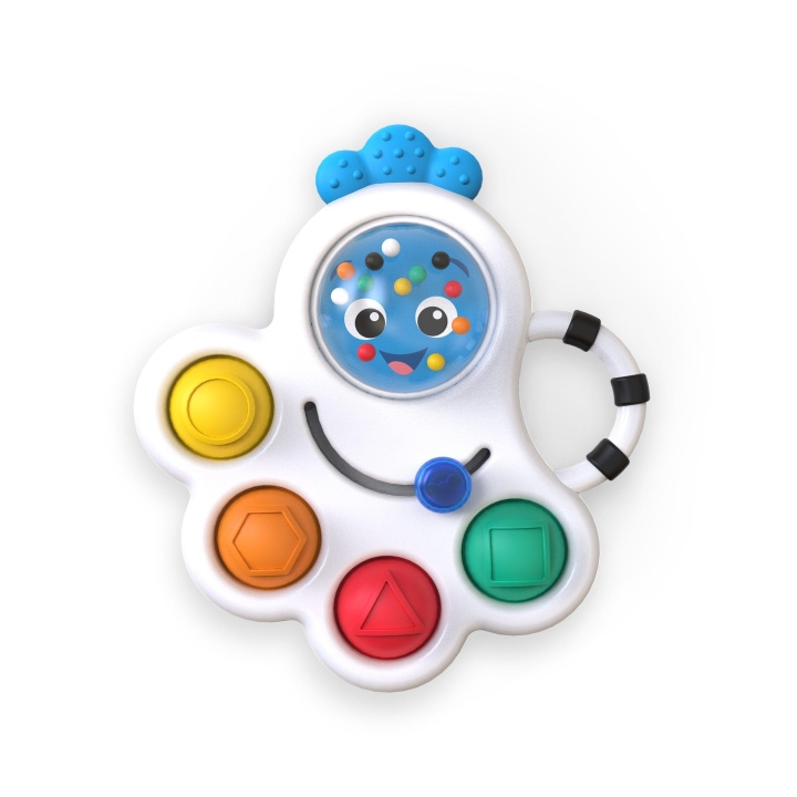 Baby Einstein Opus\'s Shape Pops™ Sensory Rattle & Teether - (BE-12684) - (BE-12684) ryhmässä LELUT, TUOTTEET LAPSILLE JA VAUVOILLE / Lelut vauvoille (0-3v) / Toiminnalliset lelut @ TP E-commerce Nordic AB (C80636)