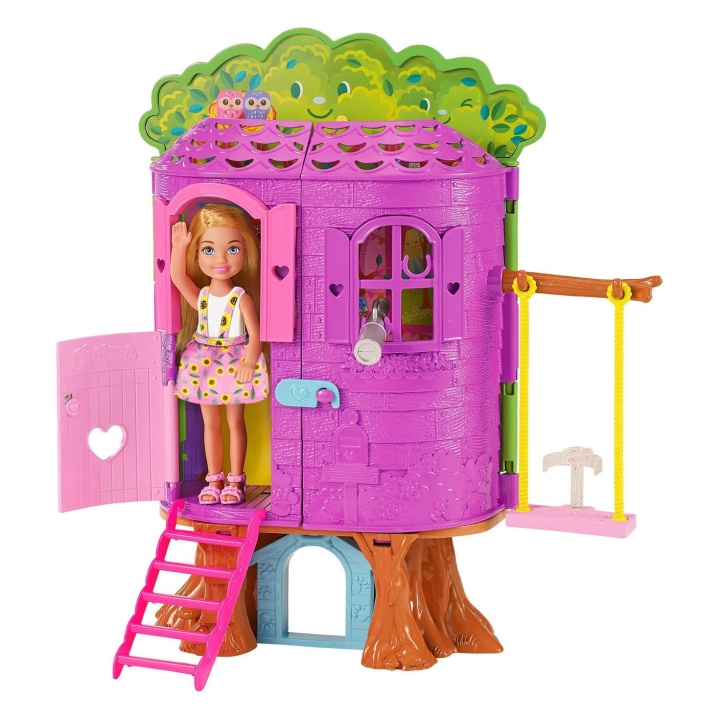 Barbie Chelsea Treehouse (HPL70) ryhmässä LELUT, TUOTTEET LAPSILLE JA VAUVOILLE / Leikkikalut, Askartelu &Pelit / Nuket & Tarvikkeet @ TP E-commerce Nordic AB (C80679)