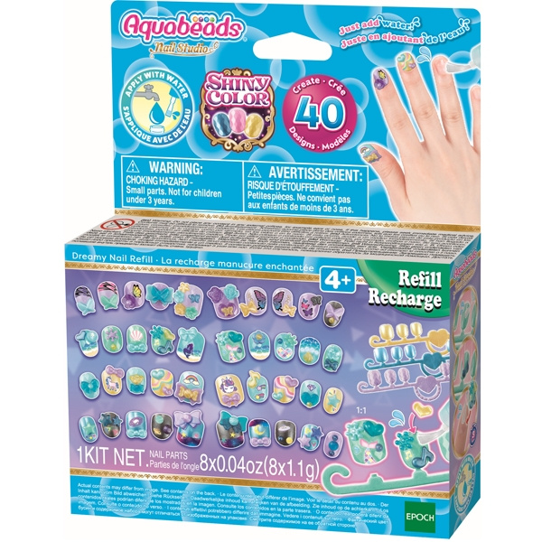 Aquabeads Dreamy Nail Refill (35009) ryhmässä LELUT, TUOTTEET LAPSILLE JA VAUVOILLE / Leikkikalut, Askartelu &Pelit / Käsityöt @ TP E-commerce Nordic AB (C80715)