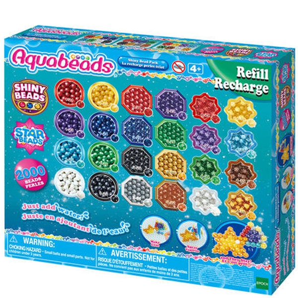 Aquabeads Kiiltävä helmipakkaus (31995) ryhmässä LELUT, TUOTTEET LAPSILLE JA VAUVOILLE / Leikkikalut, Askartelu &Pelit / Käsityöt @ TP E-commerce Nordic AB (C80718)