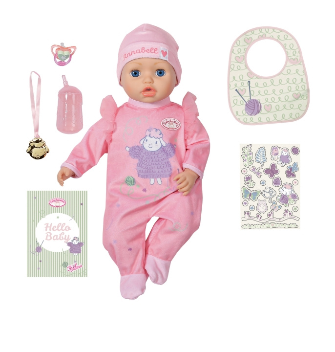 Baby Annabell Interaktiivinen Annabell 43cm (706626) ryhmässä LELUT, TUOTTEET LAPSILLE JA VAUVOILLE / Leikkikalut, Askartelu &Pelit / Nuket & Tarvikkeet @ TP E-commerce Nordic AB (C80724)