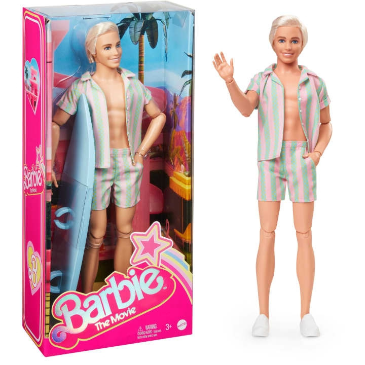 Barbie Elokuva Beaching Ken ja surffilauta (HPJ97) ryhmässä LELUT, TUOTTEET LAPSILLE JA VAUVOILLE / Leikkikalut, Askartelu &Pelit / Nuket & Tarvikkeet @ TP E-commerce Nordic AB (C80728)