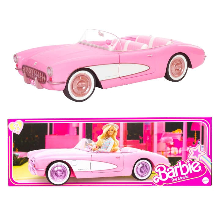 Barbie Elokuvakeräilykappale vaaleanpunainen Corvette (HPK02) ryhmässä LELUT, TUOTTEET LAPSILLE JA VAUVOILLE / Leikkikalut, Askartelu &Pelit / Nuket & Tarvikkeet @ TP E-commerce Nordic AB (C80729)